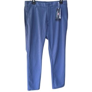 Vineyard Vines On The Go Seersucker Performance Pants Blue Size 32X30 NWT